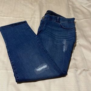 Lee Women's Straight Leg Jeans - Dark Blue